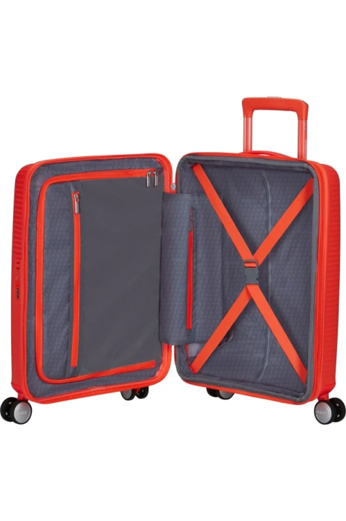 Walizka kabinowa American Tourister Soundbox 55cm 88472-D963 pomarańczowy