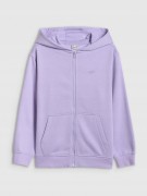 Dziewczęcy dres 4F komplet bluza + spodnie fioletowy 51S 122 cm