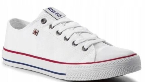 Damskie trampki Big Star tenisówki DD274A232 biały 37