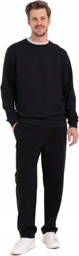 Męski dres sportowy Moraj OBM3000-001+OSM3000-007 czarny