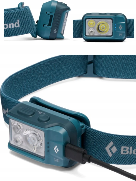 Black Diamond Spot 450 BD620728 4064 Czołówka LED 450 lm Latarka niebieska