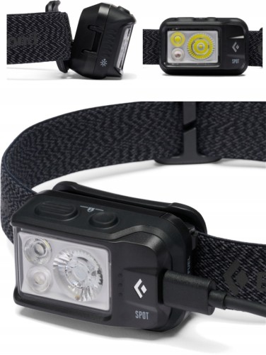 Black Diamond Spot 450 BD620728 0002 Czołówka LED 450 lm Latarka czarna