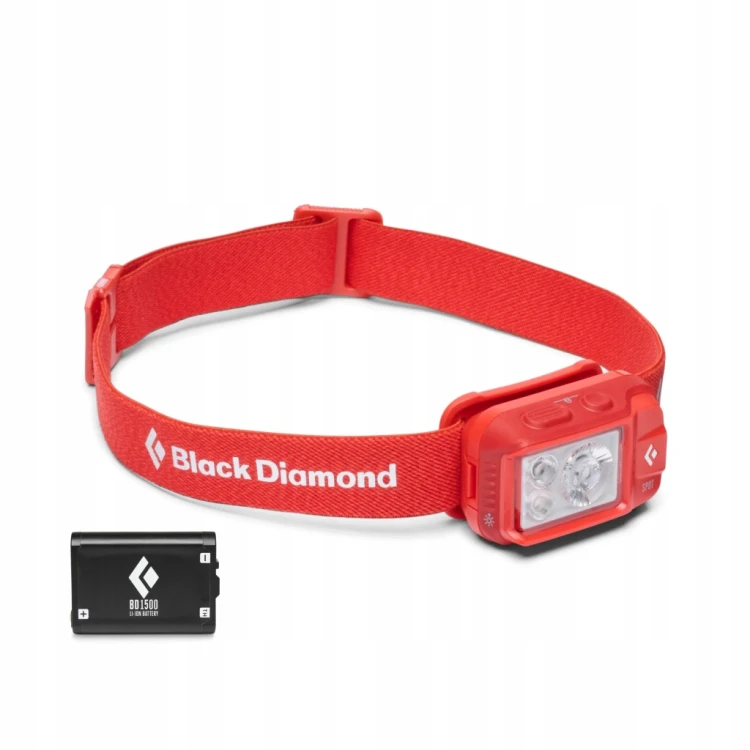 Latarka czołowa + akumulator Black Diamond Spot DFR BD620769 8001 Czołówka 450lm czerwony