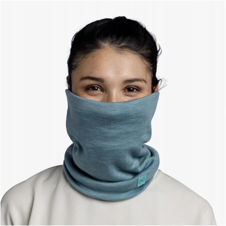 Komin chusta na szyję Buff bandana merino heavyweight 113018-779 niebieski