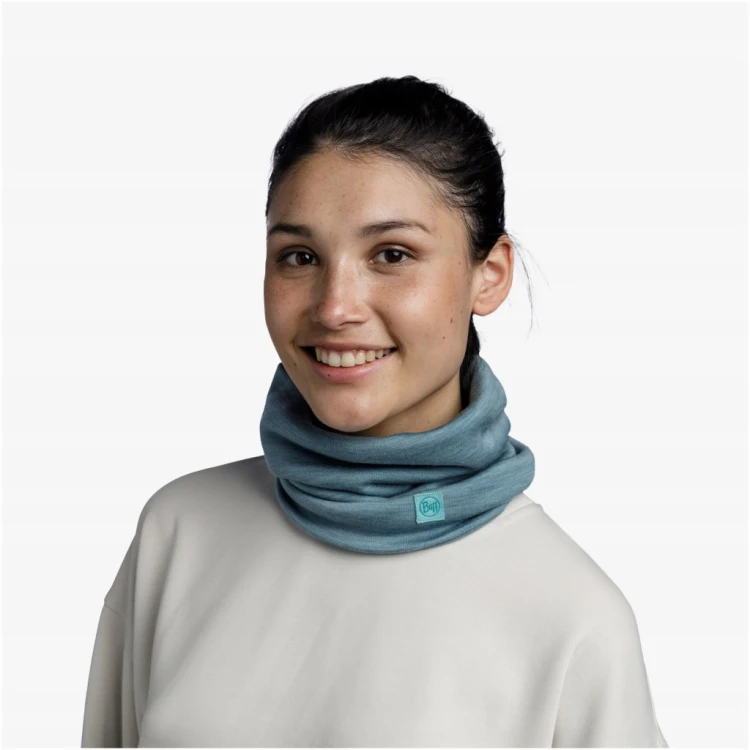 Komin chusta na szyję Buff bandana merino heavyweight 113018-779 niebieski