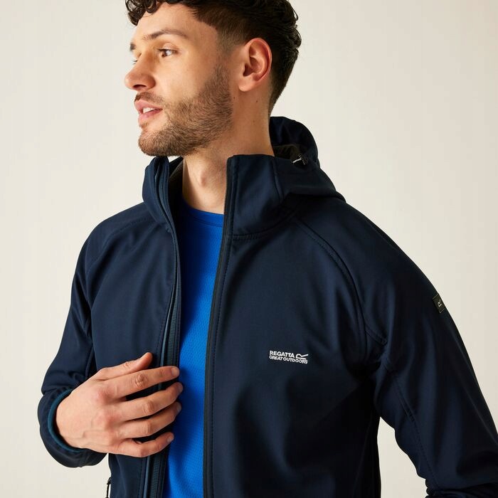 Męska kurtka softshell Regatta RML218 0BW granatowy