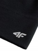 Czapka z wełny merino 4F FCAU169 czarny 20S
