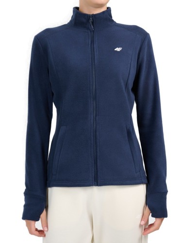 Damski polar 4F bluza polarowa FLEF469 31S granatowy
