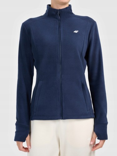 Damski polar 4F bluza polarowa FLEF469 31S granatowy