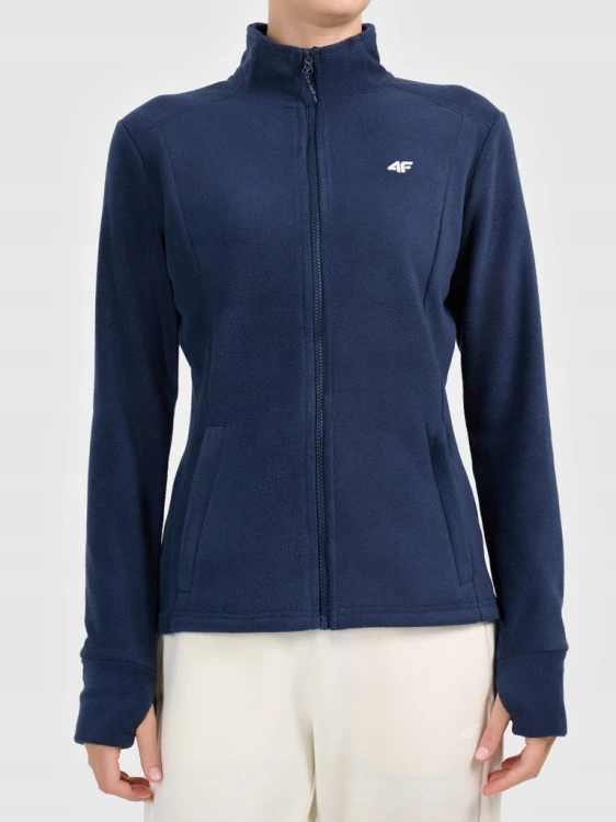 Damski polar 4F bluza polarowa FLEF469 31S granatowy
