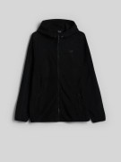 Męski polar z kapturem 4F bluza polarowa FLEM488 20S czarny
