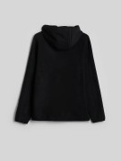 Męski polar z kapturem 4F bluza polarowa FLEM488 20S czarny