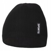Czapka męska zimowa beanie klasyczna Moraj DCM1000-006 czarny