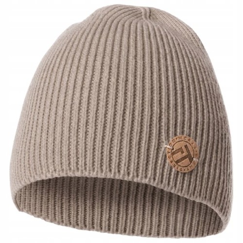Czapka damska zimowa typu beanie Moraj DCZ1200-020 mokka