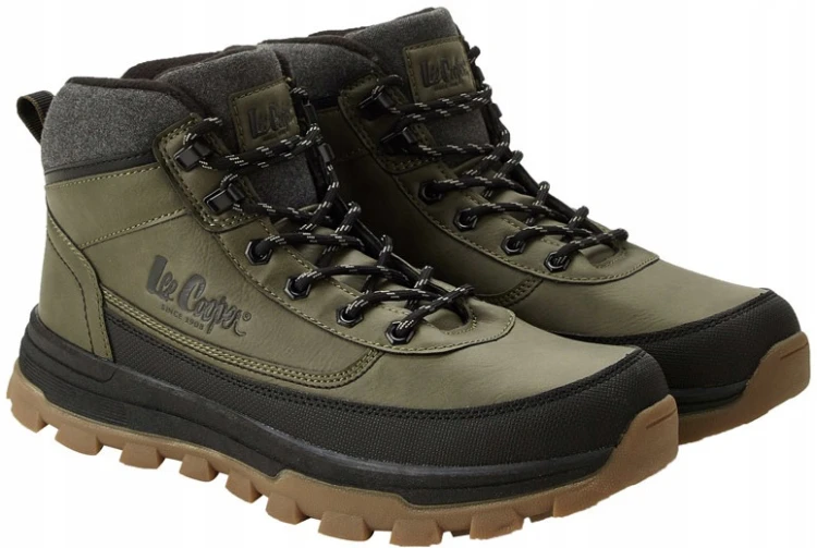 Męskie buty trekkingowe Lee Cooper LCJ-26-01-4627M khaki