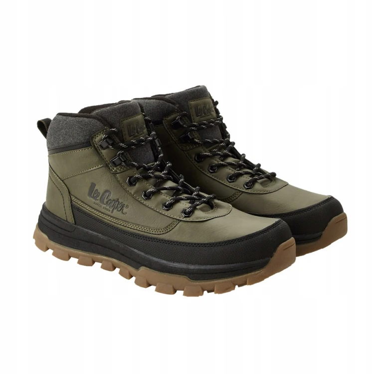 Męskie buty trekkingowe Lee Cooper LCJ-26-01-4627M khaki