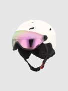 Kask narciarski 4F z szybą HELU131 11S  złamana biel