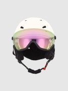 Kask narciarski 4F z szybą HELU131 11S  złamana biel