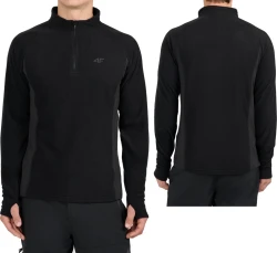 Męski polar 4F bluza polarowa FLEM093 20S czarny