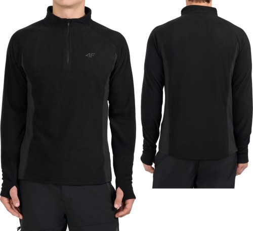 Męski polar 4F bluza polarowa FLEM093 20S czarny