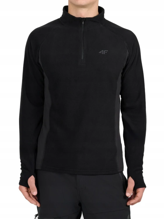Męski polar 4F bluza polarowa FLEM093 20S czarny