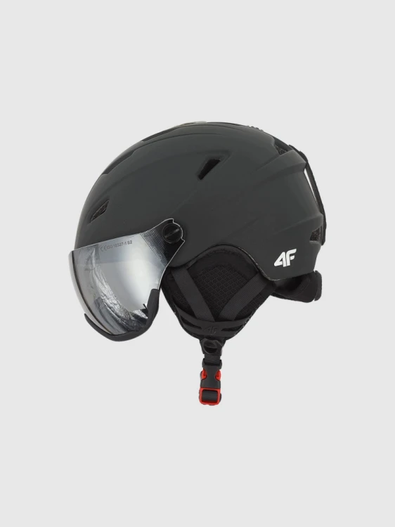 Kask narciarski 4F z szybą HELU131 23S szary
