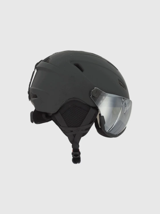 Kask narciarski 4F z szybą HELU131 23S szary