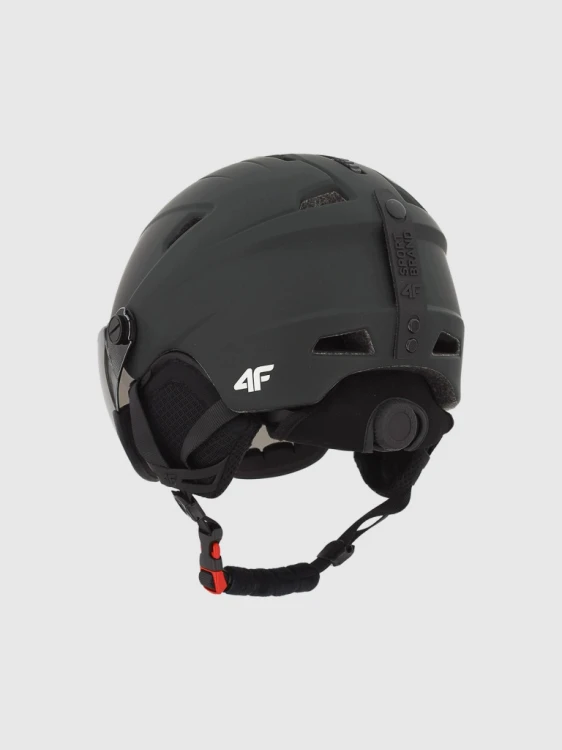 Kask narciarski 4F z szybą HELU131 23S szary