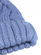Czapka damska zimowa 4F z pomponem CAPF411 32S denim
