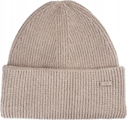 Czapka damska zimowa 4F CAPF447 82S jasny brąz