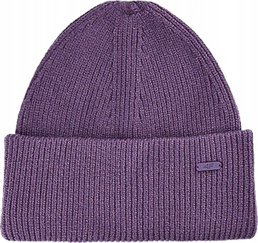 Czapka damska zimowa 4F CAPF447 50S fioletowy