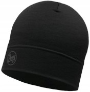 Cienka czapka Buff Merino Lightweight beanie 113013.999 czarny