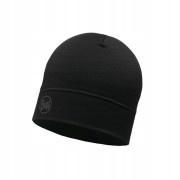 Cienka czapka Buff Merino Lightweight beanie 113013.999 czarny