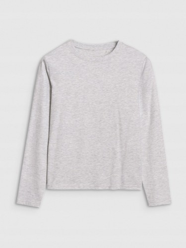 Bluzka longsleeve damska 4F LONF431 27M jasny szary