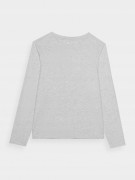 Bluzka longsleeve damska 4F LONF431 27M jasny szary