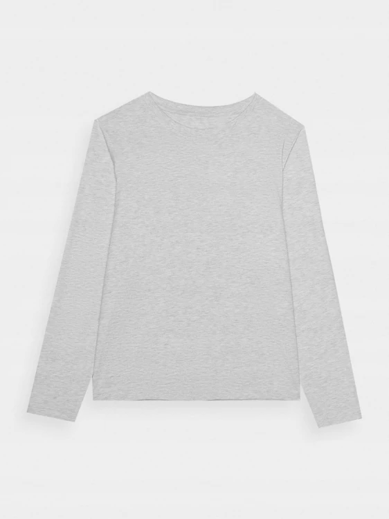 Bluzka longsleeve damska 4F LONF431 27M jasny szary