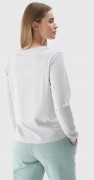 Bluzka longsleeve damska 4F LONF431 27M jasny szary