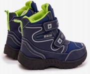 Dziecięcie buty śniegowce Big Star OO374048 granatowy