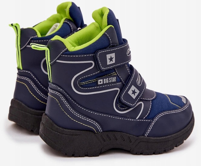 Dziecięcie buty śniegowce Big Star OO374048 granatowy