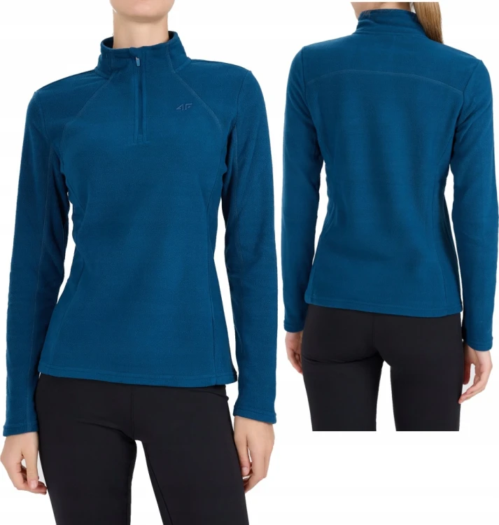 Damski polar 4F bluza polarowa FLEF084 30S granatowy