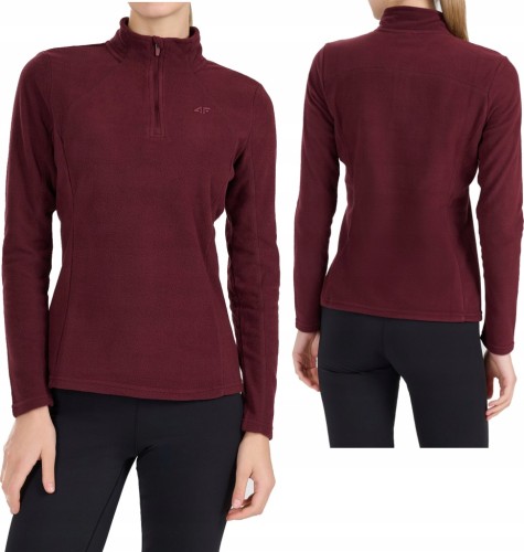 Damski polar 4F bluza polarowa FLEF084 60S burgundowy