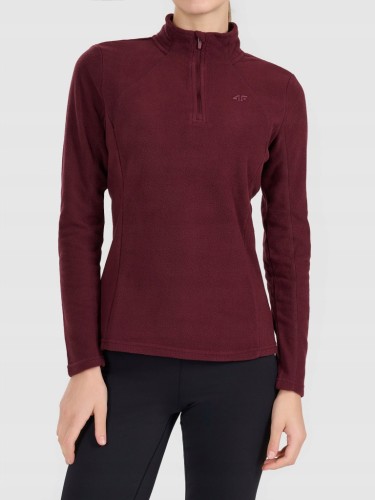 Damski polar 4F bluza polarowa FLEF084 60S burgundowy