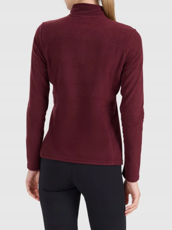 Damski polar 4F bluza polarowa FLEF084 60S burgundowy