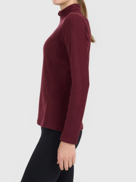 Damski polar 4F bluza polarowa FLEF084 60S burgundowy