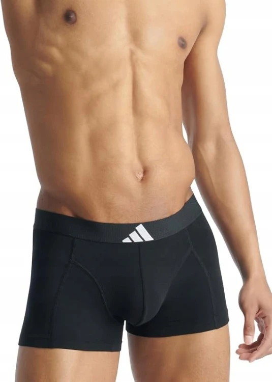 Bokserki męskie ADIDAS Active flex cotton 2-pak 4AM020 czarny