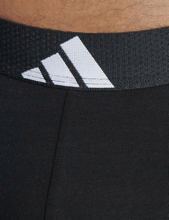 Bokserki męskie ADIDAS Active flex cotton 2-pak 4AM020 czarny