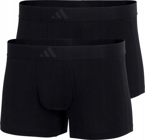 Bokserki męskie ADIDAS Active flex cotton 2-pak 4AM008 czarny