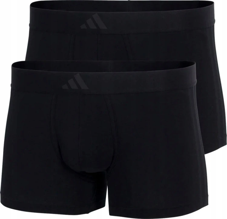 Bokserki męskie ADIDAS Active flex cotton 2-pak 4AM008 czarny