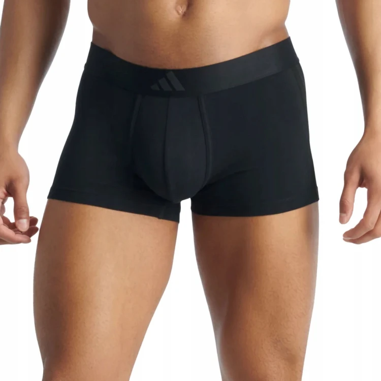 Bokserki męskie ADIDAS Active flex cotton 2-pak 4AM008 czarny