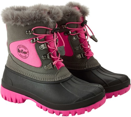 Dziecięce buty śniegowce Lee Cooper LCJ-26-44-4570K fuksja